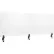 Interion® Mounted Clear Desk Divider, 60"W x 24"H