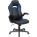Interion® Antimicrobial Racing Chair, Black/Blue