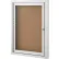 Global Industrial™ Enclosed Cork Bulletin Board -18"W x 24"H - 1 Door