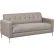 Interion® Upholstered Fabric Sofa, Tan