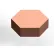 3M™ Bumpon Protective Product SJ5201 - Hexagon - 0.433" W x 0.125" L - Lt. Brown - Pkg of 3000