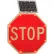 Global Industrial™ 30" Solar Flashing LED Stop Sign, Octagon