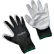 Global Industrial™ Foam Nitrile Coated Gloves, Gray/Black, Medium, 1 Pair - Pkg Qty 12