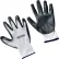 Global Industrial™ Flat Nitrile Coated Gloves, White/Gray, X-Large, 1 Pair - Pkg Qty 12