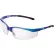 Global Industrial™ Half Frame Safety Glasses, Anti-Fog, Clear Lens, Blue Frame