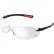 Global Industrial™ Frameless Safety Glasses, Side Shields, Anti-Fog, Clear Lens, Black Frame - Pkg Qty 12