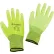 Global Industrial™ Flat Polyurethane Coated Gloves, Hi-Viz Lime, Large - Pkg Qty 12