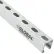 Global Industrial™ 8' Slotted Strut Channel 1-5/8 x 1-5/8 12 Gauge Pre-Galvanized Zinc Plated - Pkg Qty 4