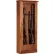 American Furniture Classics 724-10 Wood Gun Storage Cabinet, 10 Long Guns