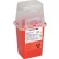 Oakridge Products 1.5 Quart Sharps Container Tall Lid, Red