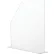 Global Industrial™ Splash Guard, Small, 4-1/2"W x 19"D x 18"H, Clear