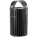 Global Industrial™ Slatted Steel Recycling Can with Canopy Top, 45 Gallon, Black