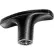 J.W. Winco TIR Nylon T-Bar Knob W/Threaded mm Diameter 57mm Length M8x1.25