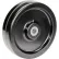 Global Industrial™ 12" x 3" Molded Plastic Wheel - Axle Size 1"