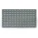 Global Industrial™ Louvered Wall Panel Without Bins 18x19 Gray Price for pack of 4