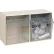 Quantum Tip Out Storage Bin QTB302 - 2 Compartments Ivory