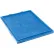 Global Industrial™ Lid LID181 for Stack and Nest Storage Container SNT180, SNT185, Blue - Pkg Qty 6