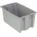 Akro-Mils® Nest & Stack Tote, 18"L x 11"W x 6"H, Gray, Polypropylene - Pkg Qty 6