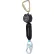 Global Industrial⢠6'L Mini Personal Self Retracting Lifeline, Dyneema Web
