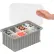 Dandux Insert Cover 50B0112LI for Dividable Grid Stackable Box, 16"L x 11"W, Clear - Pkg Qty 6