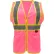 GSS Safety Pink Two Tone Lady Vest-4XL/5XL