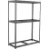 Global Industrial 3 Shelf, Heavy Duty Boltless Shelving, Starter, 72"W x 30"D x 60"H, No Deck