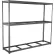 Global Industrial 3 Shelf, Standard Duty Boltless Shelving, Starter, 96"W x 36"D x 84"H, No Deck