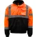 GSS Safety 8002 Class 3 Waterproof Quilt-Lined Bomber Jacket, Orange/Black, Medium