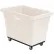 Global Industrial™ Plastic Bulk Box Truck, 8 Bushel, Steel Chassis Base, White