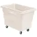 Global Industrial™ Plastic Bulk Box Truck, 8 Bushel, Direct Mount Base, White