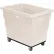 Global Industrial™ Plastic Bulk Box Truck, 16 Bushel, Steel Chassis Base White
