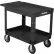 Global Industrial™ Utility Cart w/2 Shelves & 8" Casters, 44"L x 25-1/2"W x 32-1/2"H, Black