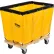 Global Industrial™ KD, 8 Bushel, Yellow Vinyl Basket Bulk Truck