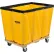 Global Industrial™ KD, 16 Bushel, Yellow Vinyl Basket Bulk Truck