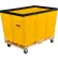 Global Industrial™ KD, 20 Bushel, Yellow Vinyl Basket Bulk Truck