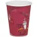 SOLO® Hot Drink Cups, Polylined Paper, 8 oz., Bistro Design, Maroon, 1000 ct