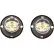 Buyers 25 Foot Amber/Clear Bolt-On Hidden Strobe Kits With In-Line Flashers With 6 LED - 8891227