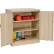 Tennsco® Counter Height Industrial Storage Cabinet, 36"W x 24"D x 42"H, Unassembled, Sand