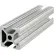 80/20® 10 Series 1" x 1" Tri T-Slotted Extrusion Profile, 120"L Stock Bar