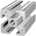 80/20 1010-48 1" X 1" T-Slotted Profile, 48" Stock Bar