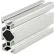 80/20® 1.0" X 2.0" T-Slotted Extrusion Smooth Bar, 120"