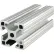 80/20® 15 Series 1-1/2" x 1-1/2" Lite Four T-Slotted Extrusion Profile, 120"L Stock Bar