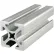 80/20® 15 Series 1-1/2 x 1-1/2" Aluminum T-Slotted Profile, 4 Open T-Slots, 120"L, Clear