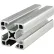 80/20® 15 Series 1-1/2 x 1-1/2" Aluminum T-Slotted Profile, Ultra Lite Smooth, 72" Bar