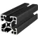 80/20® 15 Series 1-1/2 x 1-1/2" Aluminum T-Slotted Profile, Ultra Lite Smooth, Black