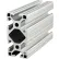 80/20® 15 Series 1-1/2" x 3" Lite Six T-Slotted Extrusion Profile, 120"L Stock Bar