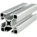 80/20 40 Series 1-9/16" x 1-9/16" Ultra Lite Four T-Slotted Extrusion Profile, 118-1/8"L Stock Bar