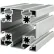 80/20® 45 Series 3-9/16" x 3-9/16" Eight T-Slotted Extrusion Profile, 118-1/8"L Stock Bar