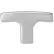 J.W. Winco GN563.2 Aluminum T-Handle W/Threaded Stud mm Diameter 67mm Length M8x1.25