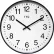 Infinity Instruments 19" Round Profuse Wall Clock - Black
